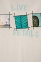 Băieți United Colors of Benetton tricou de bumbac pentru copii 3BR4C10IW.G.Seasonal bej