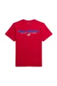 crvena Dječja pamučna majica kratkih rukava Polo Ralph Lauren Za dječake