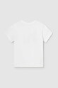 Μωρό βαμβακερό μπλουζάκι Mayoral 106.3K.Baby.PPYH λευκό SS24