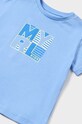 Băieți Mayoral tricou din bumbac pentru bebelusi 106.3K.Baby.PPYH albastru