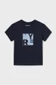 темно-синій Бавовняна футболка для немовлят Mayoral Для хлопчиків