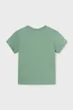 Mayoral t-shirt bawełniany niemowlęcy zielony