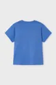 Otroška bombažna kratka majica Mayoral modra