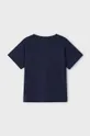 Детская хлопковая футболка Mayoral тёмно-синий
