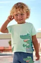πράσινο Μωρό βαμβακερό μπλουζάκι Mayoral Για αγόρια