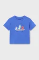 Pamučna majica kratkih rukava za bebe Mayoral 2-pack plava
