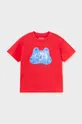 κόκκινο Μωρό βαμβακερό μπλουζάκι Mayoral Για αγόρια
