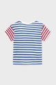 Mayoral t-shirt bawełniany niemowlęcy 1027.3K.Baby.PPYH niebieski SS24