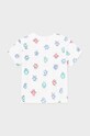 Mayoral t-shirt bawełniany niemowlęcy 1029.3M.Baby.PPYH biały SS24