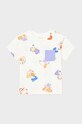 Mayoral tricou din bumbac pentru bebelusi cu modele bej 1029.3M.Baby.PPYH