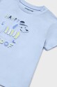 CHLAPEC Bavlněné dětské tričko Mayoral 1030.3M.Baby.PPYH modrá