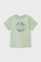 Παιδικό βαμβακερό μπλουζάκι Mayoral στάμπα πράσινο 3002.5C.Mini.PPYH
