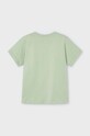 Παιδικό βαμβακερό μπλουζάκι Mayoral 3002.5C.Mini.PPYH πράσινο SS24