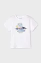 λευκό Παιδικό βαμβακερό μπλουζάκι Mayoral Για αγόρια