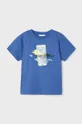 блакитний Дитяча бавовняна футболка Mayoral Для хлопчиків