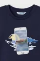 mornarsko modra Otroška bombažna kratka majica Mayoral