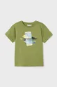 zielony Mayoral t-shirt bawełniany dziecięcy Chłopięcy