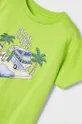 zielony Mayoral t-shirt bawełniany dziecięcy