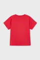 Dječja pamučna majica kratkih rukava Mayoral crvena