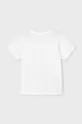 Mayoral t-shirt bawełniany dziecięcy beżowy