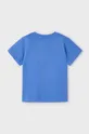 Detské bavlnené tričko Mayoral s QR kódom do hry modrá
