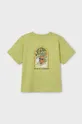 Детская хлопковая футболка Mayoral зелёный