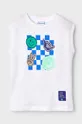 Παιδικό βαμβακερό μπλουζάκι Mayoral 2-pack λευκό