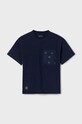 Mayoral tricou de bumbac pentru copii imprimeu bleumarin 6028.7A.Junior.PPYH