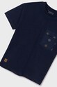 Băieți Mayoral tricou de bumbac pentru copii 6028.7A.Junior.PPYH bleumarin