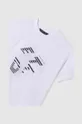 bijela Dječja pamučna majica kratkih rukava Mayoral