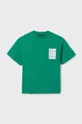 zelena Otroška bombažna kratka majica Mayoral Fantovski