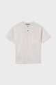 Mayoral t-shirt bawełniany bawełna beżowy 6035.7D.Junior.PPYH