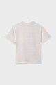 Mayoral t-shirt bawełniany 6035.7D.Junior.PPYH beżowy SS24