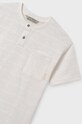 Chłopiec Mayoral t-shirt bawełniany 6035.7D.Junior.PPYH beżowy