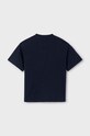 Mayoral t-shirt bawełniany 6035.7D.Junior.PPYH granatowy SS24