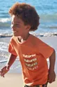 narančasta Dječja pamučna majica kratkih rukava Mayoral Za dječake