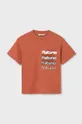 Детская хлопковая футболка Mayoral оранжевый