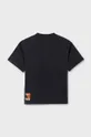 Otroška bombažna kratka majica Mayoral črna