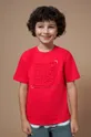 crvena Dječja pamučna majica kratkih rukava Mayoral Za dječake