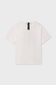 Παιδικό βαμβακερό μπλουζάκι Mayoral 6043.7F.Junior.PPYH μπεζ SS24