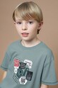 Mayoral t-shirt bawełniany dziecięcy 6044.7F.Junior.PPYH