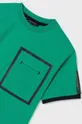 zelená Detské bavlnené tričko Mayoral