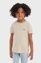 Levi's t-shirt bawełniany dziecięcy bawełna beżowy 8EA100