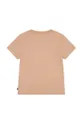 Παιδικό βαμβακερό μπλουζάκι Levi's πορτοκαλί