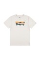 Levi's t-shirt bawełniany dziecięcy nadruk beżowy 9EK374