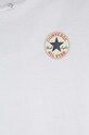 Chłopiec Converse t-shirt bawełniany dziecięcy 9C9506 biały