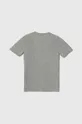 Детская хлопковая футболка Converse серый