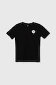 Converse t-shirt in cotone per bambini cotone nero 9C9506