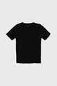 Converse t-shirt bawełniany dziecięcy 9C9506 czarny SS24