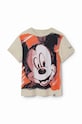 Desigual tricou de bumbac pentru copii x Mickey print alb 24SBTK11